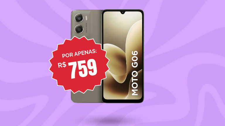 36% OFF: Smartphone da Motorola com bateria gigante e câmera de 50MP está com descontão
