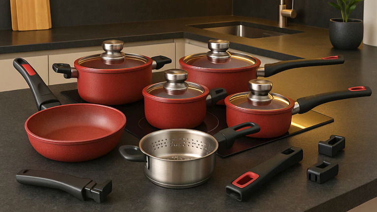 46% OFF: jogo de panelas luxo que viralizou no TikTok e agora pode ser seu