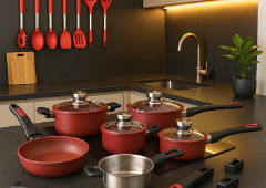 46% OFF: jogo de panelas luxo que viralizou no TikTok e agora pode ser seu