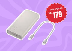 60% OFF + 5% extra: carregador portátil potente da Samsung é a melhor promoção que você vai ver hoje
