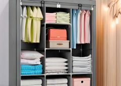 66% OFF: guarda-roupa dobrável é a solução perfeita organizar a sua casa