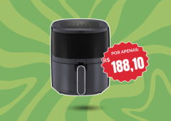 Air Fryer digital de 5L entra em oferta relâmpago por menos de R$ 190