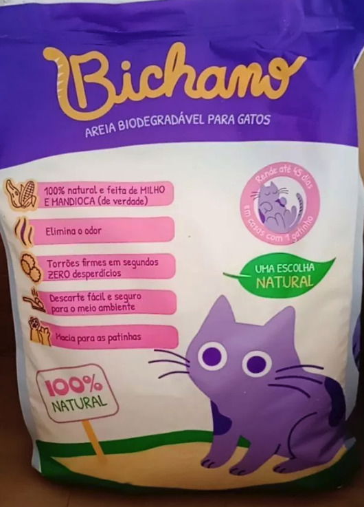 Areia Biodegradável Bichano