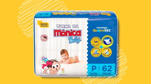 Até 35% OFF: fraldas Turma da Mônica Baby estão em oferta imperdível