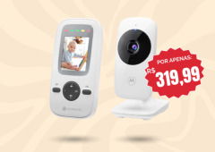 Babá Eletrônica Motorola cai para R$ 319 com cupom e é item imperdível para enxoval do bebê