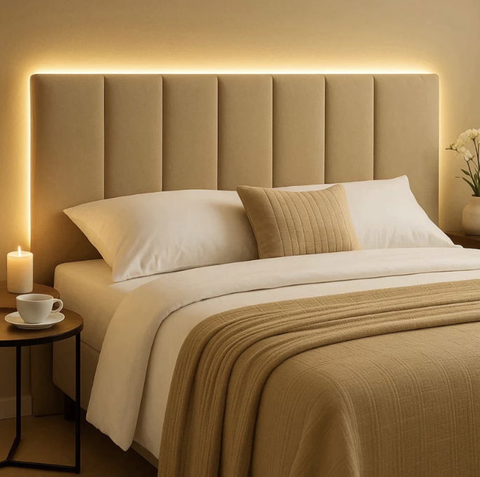 Cabeceira De Cama Box Modular 45x20 Kit Completo