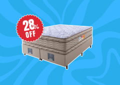 Imperdível: Cama Box Queen Size com mais de R$ 600 de desconto no Pix