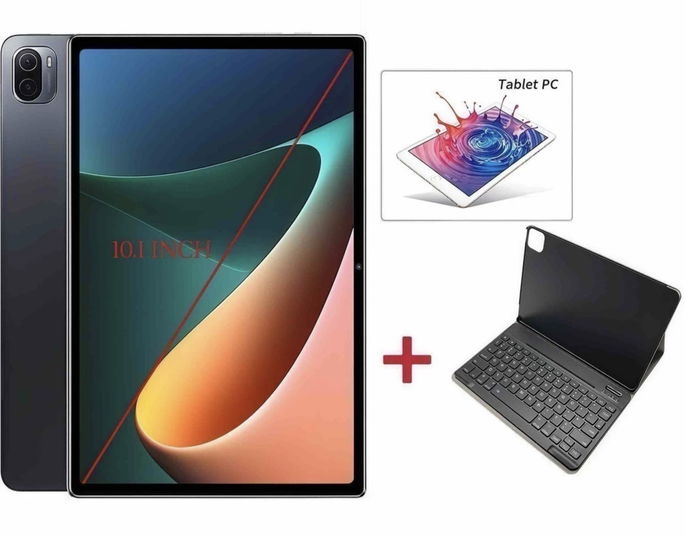 Tablet Android 8.1 com tela Ips de 10 polegadas e bateria de 4000mah, capa de couro com teclado MARISA