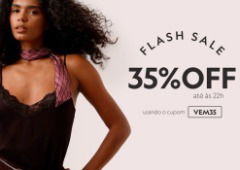 C&A com 35% OFF hoje: cupom relâmpago para roupas e calçados