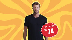 50% OFF: camiseta da Insider que não precisa passar está pela metade do preço