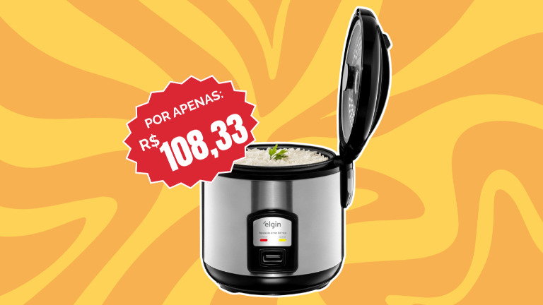 De R$215 por R$108: panela de arroz elétrica vira achado