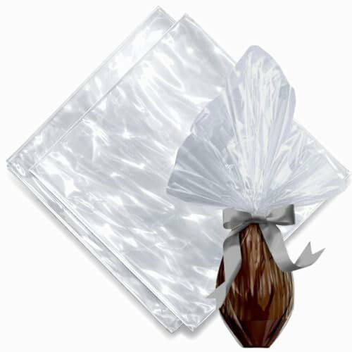 Embalagem Saco Ovo P&aacute;scoa 2 Bocas 35x35cm 25un