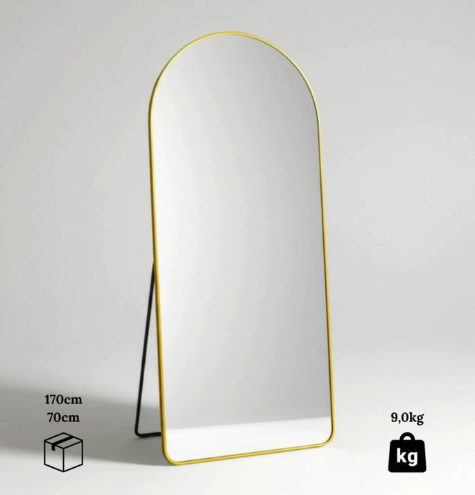 Espelho Base Reta Corpo Inteiro 170x70