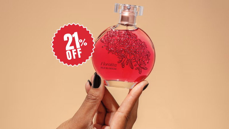 Menor preço do mês: perfume Floratta está com 21% OFF