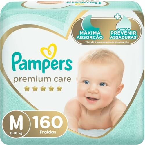 Fralda Pampers Premium Care M 160 un