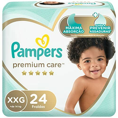 Fralda Pampers Premium Care XXG 24 unidades