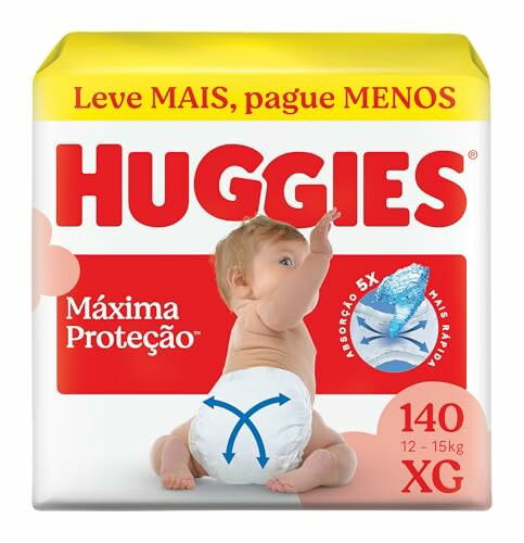 Huggies Supreme Care Fralda XG 140 Unidades