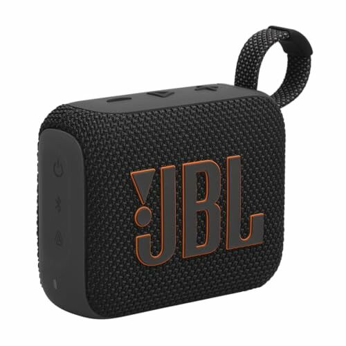 JBL Go 4 Preto Bluetooth &agrave; Prova d'&aacute;gua
