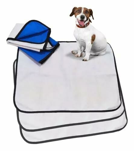 Kit 3 tapetes higiênicos laváveis 70x50 cm