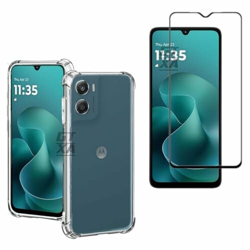 Kit Capa e Pel&iacute;cula de Vidro Moto G06 GTXA