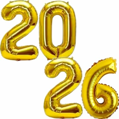 Kit de Balões Metalizados 75cm Dourado ou Prata