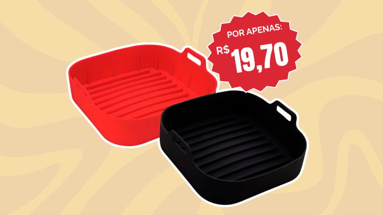 Cansado de limpar air fryer? Esse kit por menos de R$20 pode ajudar