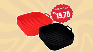 Cansado de limpar air fryer? Esse kit por menos de R$20 pode ajudar