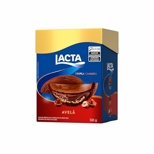 Lacta Avel&atilde; Ovo de P&aacute;scoa Tripla Camada 320g
