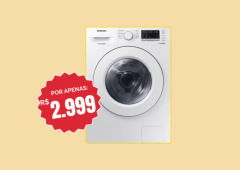Lava e seca Samsung com quase R$700 OFF vira destaque nas ofertas