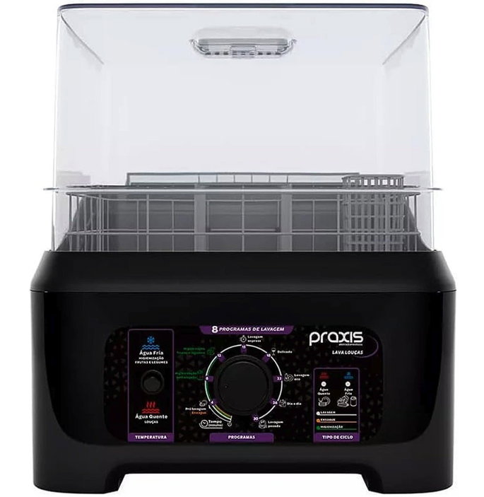 Lava Lou&ccedil;as Praxis Port&aacute;til LLPP Semi-Autom&aacute;tica 127V Preto