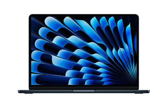 MacBook Air Apple 13" Chip M4, CPU 10 Núcleos, GPU 8 Núcleos, Neural Engine 16 Núcleos, 16GB RAM, SSD 256GB, Meia-noite