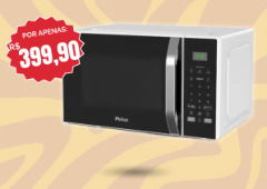 Micro-ondas Philco cai de R$ 549 para R$ 399 em promoção