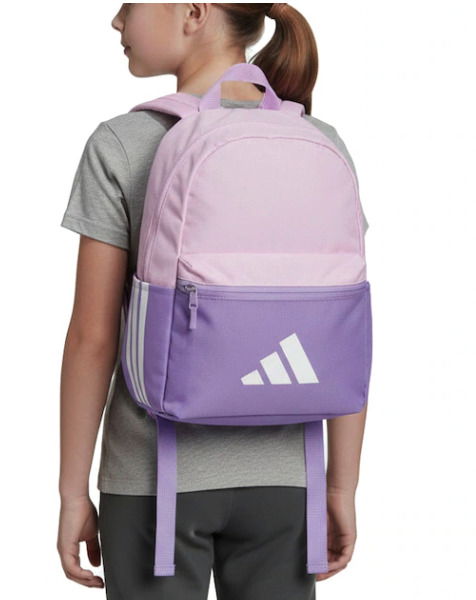 Mochila adidas Classic Kids roxa e rosa