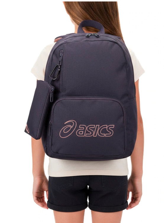 Mochila ASICS Infantil azul e rosa