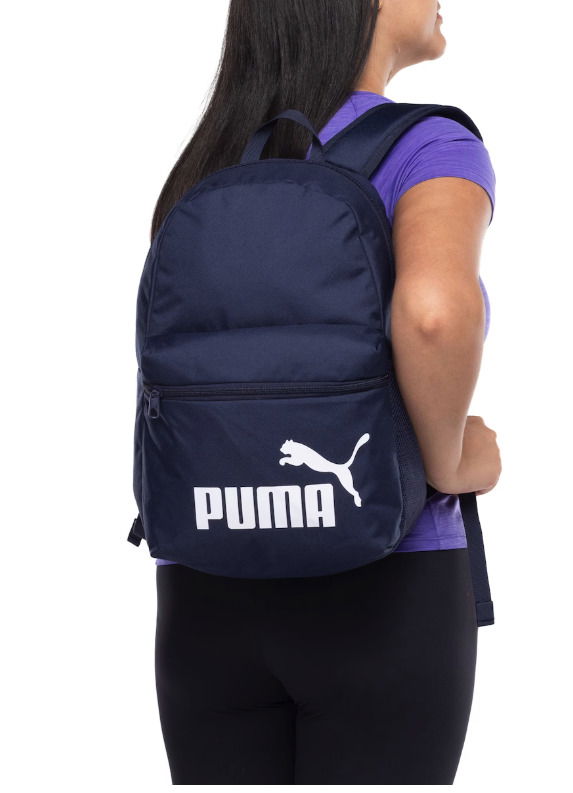 Mochila Puma Phase  azul e branco