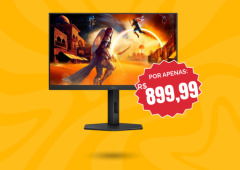 Monitor gamer AOC de 180Hz aparece com mais de 30% de desconto no KaBuM