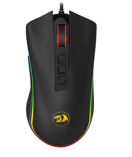 Mouse Gamer Redragon Cobra, Chroma RGB, 12400 DPI, 8 Bot&otilde;es, Preto - M711