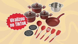 O jogo de panelas que viralizou no TikTok agora está com 25% OFF