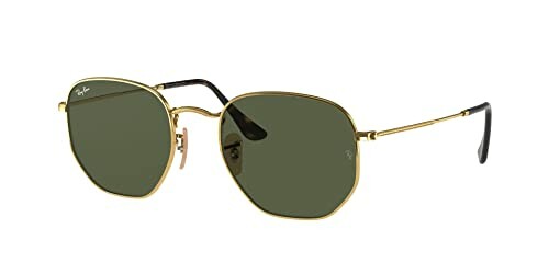 Óculos de Sol Ray-Ban Hexagonal 0RB3548NL 54 Ouro