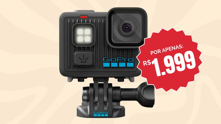 Oferta relâmpago: GoPro LIT HERO ultra HD com superdesconto