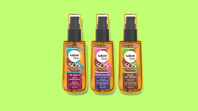 Oferta relâmpago: kit com 3 óleos Salon Line com 38% OFF pode acabar hoje
