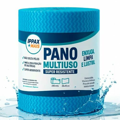 Pano Multiuso Ippax +Mais 28x40cm 600 un
