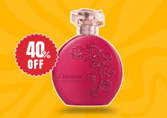 Perfumes Floratta entram em oferta com até 40% de desconto