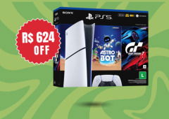 PS5 Slim Digital com Astro Bot e Gran Turismo 7 fica mais barato em novo desconto