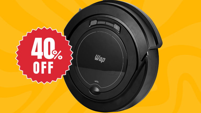 "Quarto ficou impecável": robô aspirador WAP baratinho está com 40% OFF