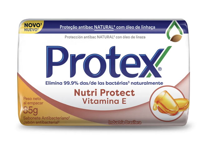 Sabonete Antibacteriano em Barra Protex Nutri Protect Vitamina E 85 g