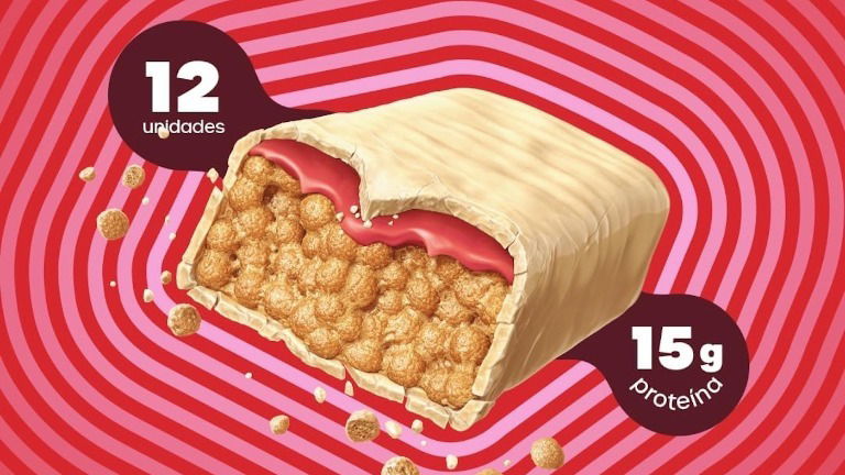 Snack proteico sabor morango com chantilly tem 37% OFF e virou destaque nas ofertas