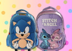 Volta às aulas com estilo: 20% OFF em mochilas, lancheiras e estojos com CUPOM INFANTIL20