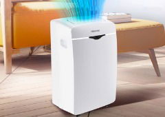 Xô calor! Ar-condicionado portátil Hisense com Wi-Fi está com 42% de desconto